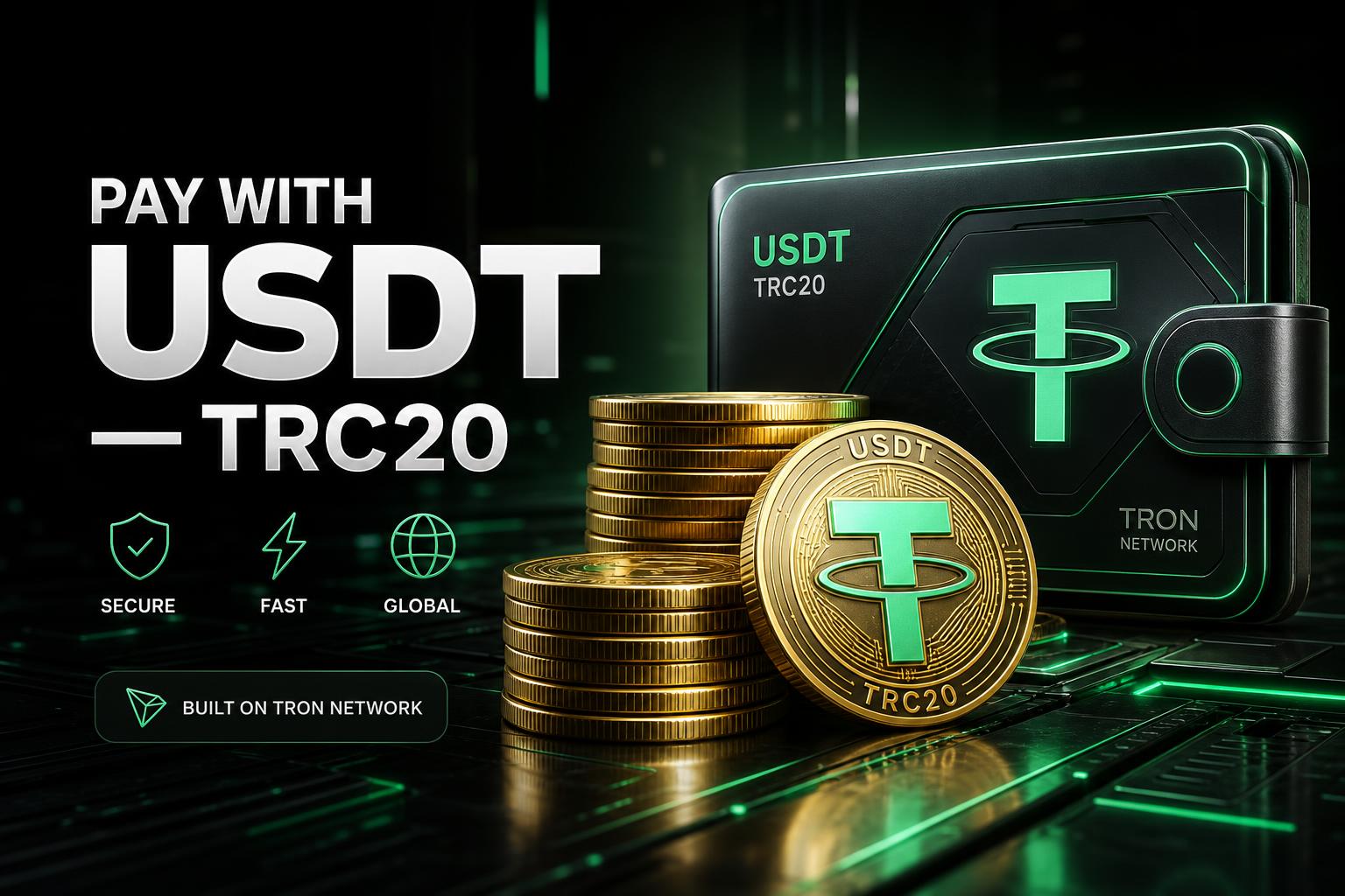 Pay with USDT TRC-20