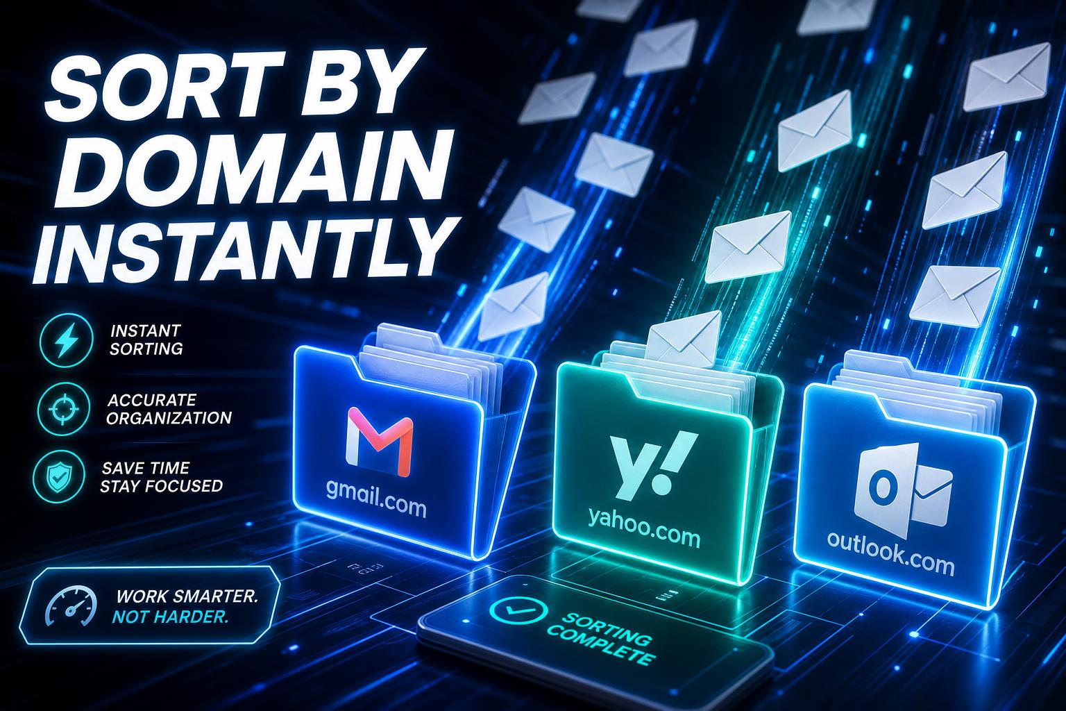 Sort by domain instantly